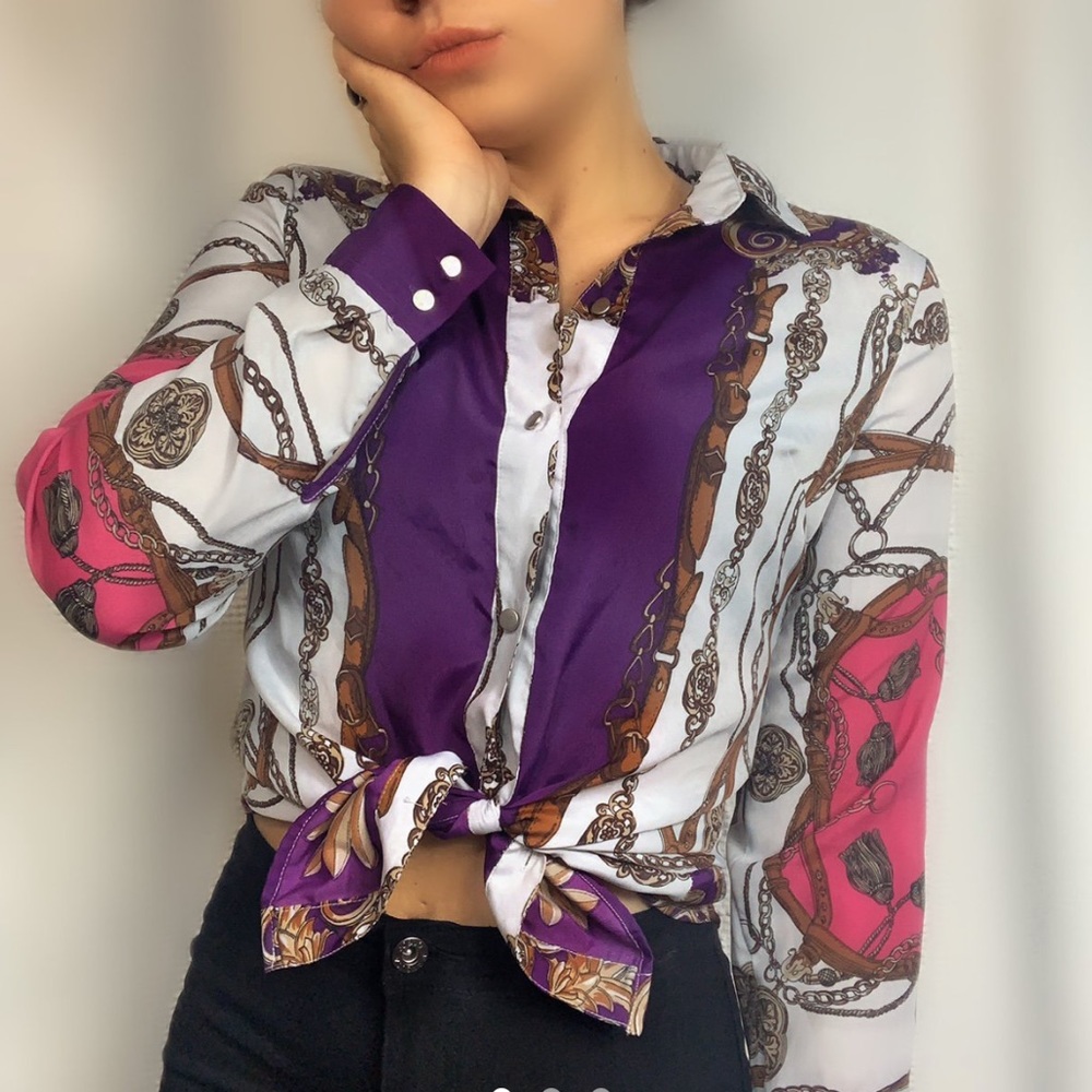 🔮Baroque Button Up Blouse🔮